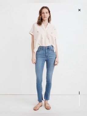 NWT Madewell 10” High-Rise Roadtripper Supersoft Jeans